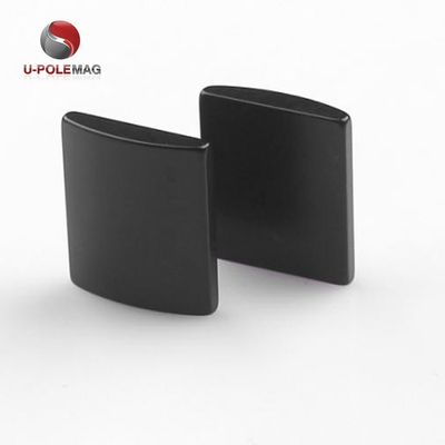 Maßgeschneiderte Größe ARC NdFeB Magnet Beschichtung Schwarze Epoxy Neodymium Segment Magnete für Motor