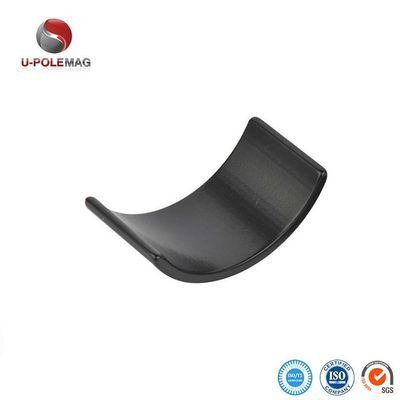 Maßgeschneiderte Größe ARC NdFeB Magnet Beschichtung Schwarze Epoxy Neodymium Segment Magnete für Motor