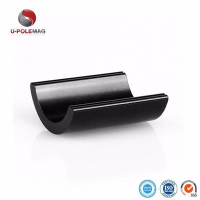 Maßgeschneiderte Größe ARC NdFeB Magnet Beschichtung Schwarze Epoxy Neodymium Segment Magnete für Motor