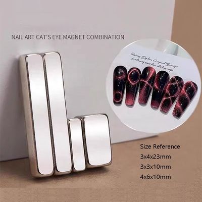 Erstellen Sie einzigartige Katzen-Auge Nägel mit kundenspezifischen Neodymium Magnet Bar Nagel Magnet Kit